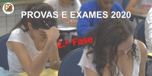Calendário de Exames 2020 – 2.ª Fase