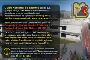 Informação – Exames Nacionais