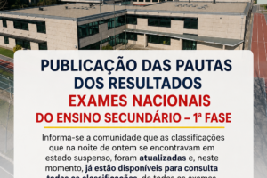Atualização – Estado “Suspenso” – Exames Nacionais 1ª Fase
